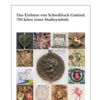 Zu sehen ist das Buchcover mit verschiedenen Einhorn-Darstellungen beispielsweise ein selbst gezeichnetes Fußball spielendes, ein mit Regenbogen animiertes oder ein klassisches Wappen auf Glas.