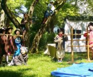 Aufführungen der Kinder "Peter und der Wolf"