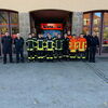 Zu sehen sind Feuerwehrleute aus Schwäbisch Gmünd für den Abschluss des Atemschutzlehrgang