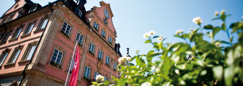 Außenansicht des Rathaus Schwäbisch Gmünd