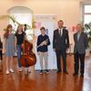 Bundeswettbewerb Jugend musiziert in der städtischen Musikschule - Ehrung durch Ersten Bürgermeister Christian Baron