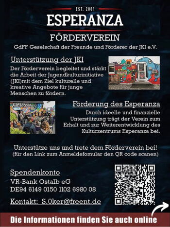 Zu sehen ist der Flyer