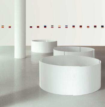 Ausstellungsansicht: Poesie der Stille. Hasso von Henninges (Malerei) – Hans Karl Kandel (Skulptur), Galerie im Prediger 2011. © Künstler, Foto: Joachim Haller.