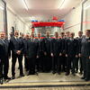 Zu sehen ist die Feuerwehrabteilung Degenfeld beim Gruppenbild nach der Jahresversammlung