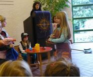 Bild spielender Kinder im evangelischen Kindergarten Lindach