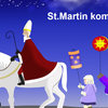Zu sehen ist das Plakt des St. Martinsumzugs in der Südstadt