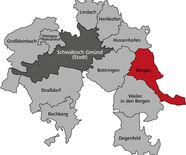 Übersicht über alle Stadtteile Bargau hervorgehoben