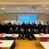 Zu sehen ist ein Gruppenbild der Absolventinnen und Absolventen der Atemsschutzübung der Gmünder Feuerwehr