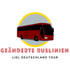 Zu sehen ist ein Bus für die geädenderte Buslinien während der Lidl Deutschland Tour