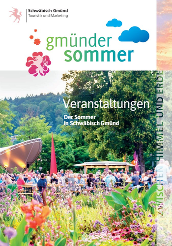 Deckblatt des Gmünder Sommer Programms 2023