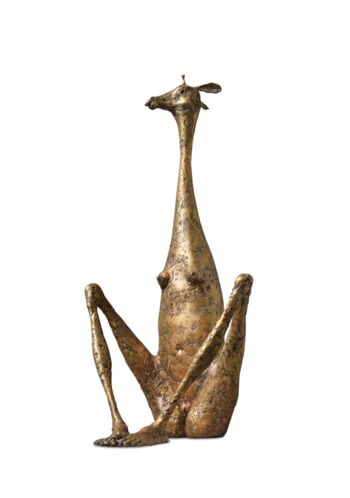 Karl Ulrich Nuss, Giräffin, 2017, Bronze, H 127 cm. © Künstler, Foto: Gottfried HeubachKarl Ulrich Nuss, Giräffin, 2017, Bronze, H 127 cm. © Künstler, Foto: Gottfried Heubach