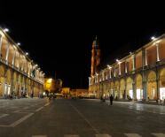 Zu sehen ist die piazza del popolo in Faenza