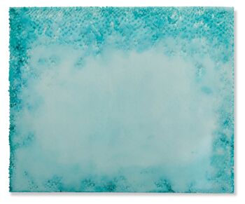 Willi Siber, Tafelobjekt, 2022, Metall, PIR, Epoxy, 116 × 152 × 7 cm. © VG Bild-Kunst, Bonn 2023. Foto: Henry M. Linder, Kisslegg.