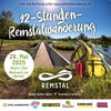 Zu sehen ist das Plakat für die 12-Stunden-Wanderung im Remstal