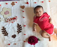 Zu sehen ist ein Baby mit dem Body Schwäbisch Gmünderle