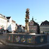 Zu sehen ist der Marienbrunnen am Marktplatz