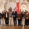 Zu sehen sind die Jubilare der Stadt Schwäbisch Gmünd
