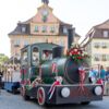 Zu sehen ist das traditionelle Festumzügle das zu den AGV-Umzügen verwendet wird