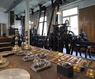 Innenansicht des Silberwarenmuseums Ott-Pausersche Fabrik