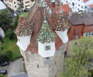 Fünfknopfturm von oben