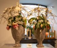 Blumengesteck der 6. Blumenschau mit dem Thema Pure Lebensfreude