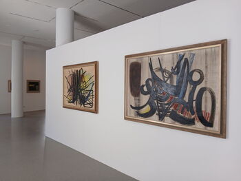 Ausstellungsansicht Hans Hartung, Galerie im Prediger, 2026
