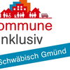 Zu sehen ist das Logo der Kommune Inklusiv in Schwäbisch Gmünd