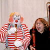 Clown Pipo spielt Flöte