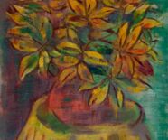 Emil Holzhauer, Herbstblätter, 1965, Öl auf Leinwand, 62 x 48,5 cm. © Northwest Florida State College Permanent Collection, Niceville, Florida