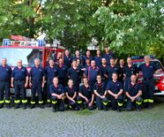 Gruppenfoto der Feuerwehr in Weiler