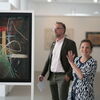 Kuratorin Linnea Streit in der Ausstellung Hans Hartung und die deutsch französische Freundschaft